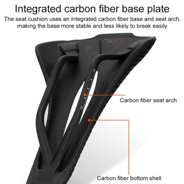 TOSEEK P300 Carbon Fiber 3D Printed Road Mountain Bike Seat – Bild 5
