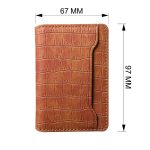 V03 Alligator Texture Back-attached NN Card Bag – Bild 10