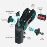 TOSEEK ST003 Aluminum Alloy Adjustable Angle Mountain Bike Stem, 80mm, 100mm, 130mm – Bild 5
