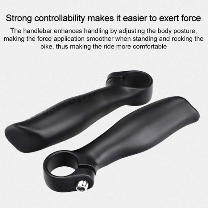 TOSEEK 1Pair Carbon Fiber Mountain Bike Rest Horn Handlebar – Bild 2
