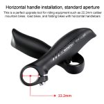 TOSEEK 1Pair Carbon Fiber Mountain Bike Rest Horn Handlebar – Bild 6