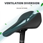 TOSEEK TS101 Road Mountain Bike Leather Saddle – Bild 3