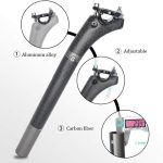 TOSEEK Road Mountain Bike Carbon Fiber Sitting Tube, 27.2x350mm, 30.8x350mm, 31.6x350mm, 27.2x400mm, 30.8x400mm, 31.6x400mm – Bild 2