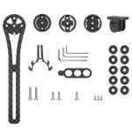 TOSEEK Carbon Fiber Bicycle Road Bike Integrated Handlebar Meter Bracket