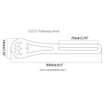 TOSEEK Carbon Fiber Bicycle Road Bike Integrated Handlebar Meter Bracket – Bild 2