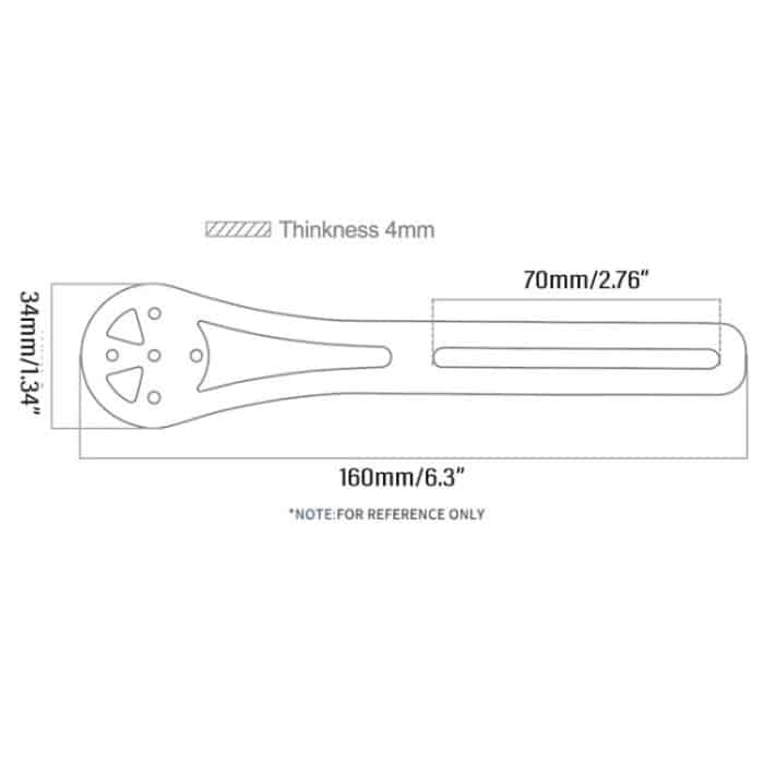 TOSEEK Carbon Fiber Bicycle Road Bike Integrated Handlebar Meter Bracket – Bild 2