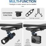 TOSEEK Carbon Fiber Bicycle Road Bike Integrated Handlebar Meter Bracket – Bild 4