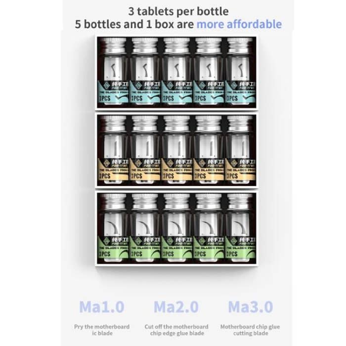 18 Kinds 5 in 1 High Toughness Soft Handmade Polishing Blade, Ma1.0, Ma2.0, Ma3.0, Ma4.0, Ma5.0, MA-Family Bucket – Bild 11