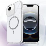 Transparent MagSafe Glitter Powder Acrylic Phone Case, For iPhone 16e, For iPhone 16 Pro Max, For iPhone 16 Pro, For iPhone 16 Plus