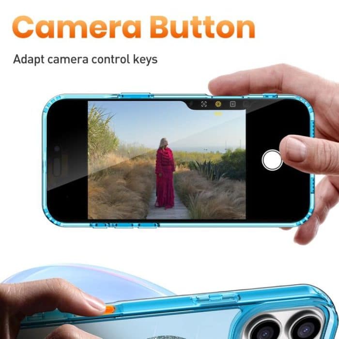 Transparent MagSafe Glitter Powder Acrylic Phone Case, For iPhone 16e, For iPhone 16 Pro Max, For iPhone 16 Pro, For iPhone 16 Plus – Bild 5