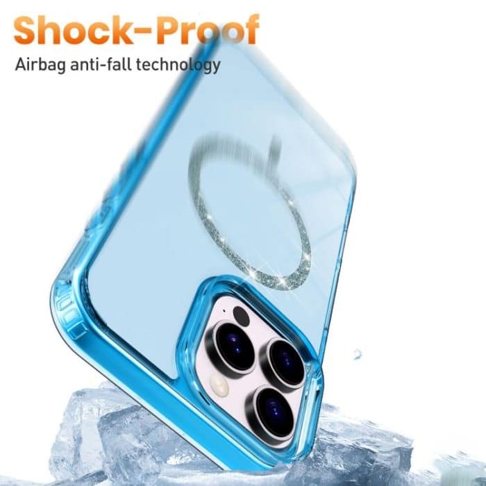 Transparent MagSafe Glitter Powder Acrylic Phone Case, For iPhone 16, For iPhone 15 Pro Max, For iPhone 15 Pro, For iPhone 15 Plus / 14 Plus – Bild 7