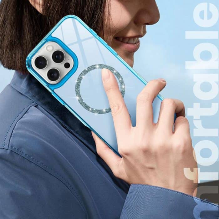Transparent MagSafe Glitter Powder Acrylic Phone Case, For iPhone 16, For iPhone 15 Pro Max, For iPhone 15 Pro, For iPhone 15 Plus / 14 Plus – Bild 8