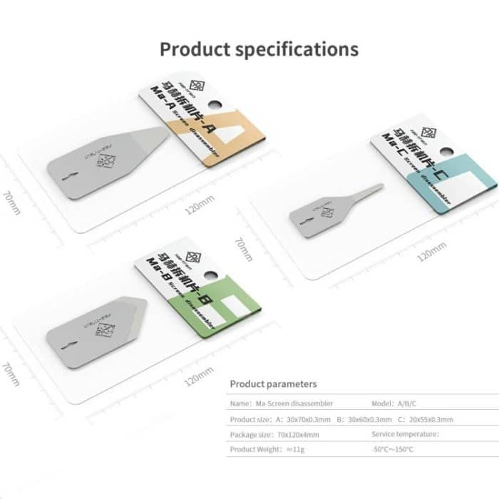 18 Kinds Mach Screen Dismantling Chip, Ma-A, Ma-B, Ma-C – Bild 10