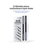 18 Arten CPU NAND Chip Kleber entfernen Reinigung Reparatur Klingen Kit – Bild 2