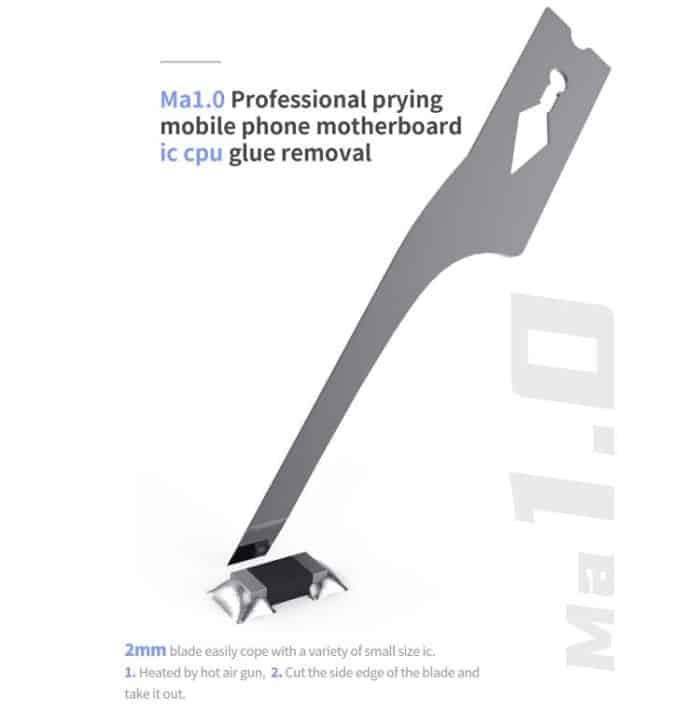 18 Arten CPU NAND Chip Kleber entfernen Reinigung Reparatur Klingen Kit – Bild 5