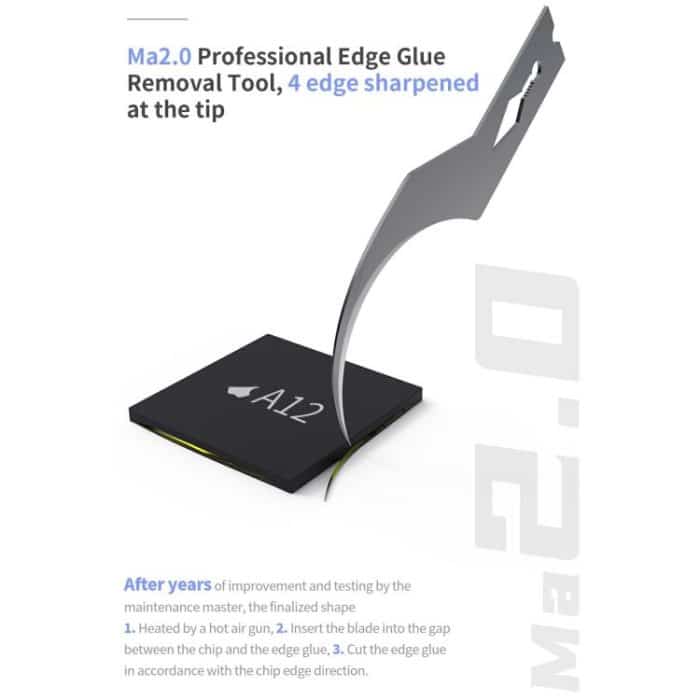 18 Arten CPU NAND Chip Kleber entfernen Reinigung Reparatur Klingen Kit – Bild 6