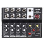 TEYUN Q48 8-Kanal-Mikrofon-Audiomixer
