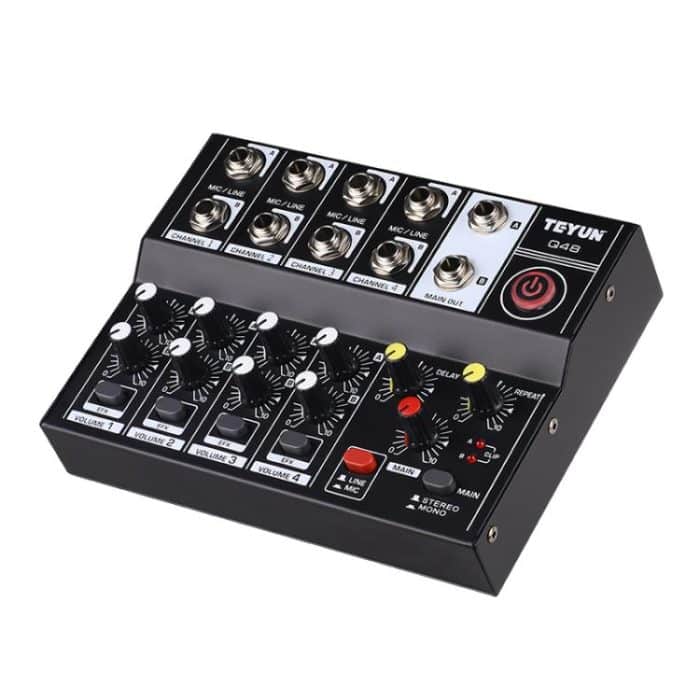 TEYUN Q48 8-Kanal-Mikrofon-Audiomixer – Bild 2