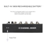 TEYUN Q48 8-Kanal-Mikrofon-Audiomixer – Bild 8