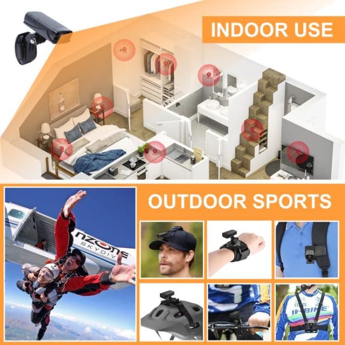 TN-6 Multifunctional HD WIFI Mini Camera Video Recorder, TN-6 – Bild 10