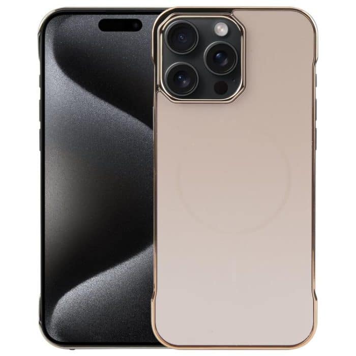 EDA008140707A.jpg Electroplating Frameless Frosted Anti-Glare PC MagSafe Phone Case, For iPhone 15 Pro, For iPhone 15 Plus / 14 Plus, For iPhone 15, For iPhone 14 / 13, For iPhone 14 Pro, For iPhone 14 Pro Max – Bild 1