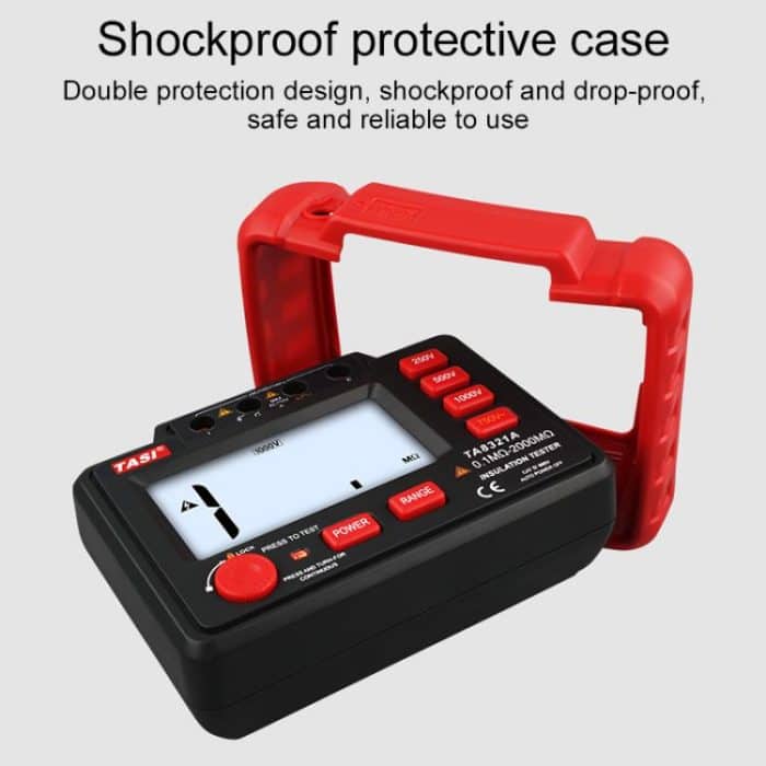 TASI TA8322A Digitales elektronisches Hochspannungsmessgerät Isolationswiderstandstester – Bild 3