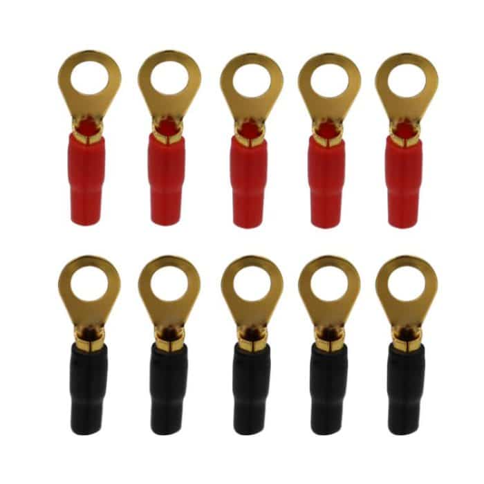 10 Pairs / Set 8GA Car Audio Modification Brass Terminal Crimp, 10 Pairs / Set – Bild 3