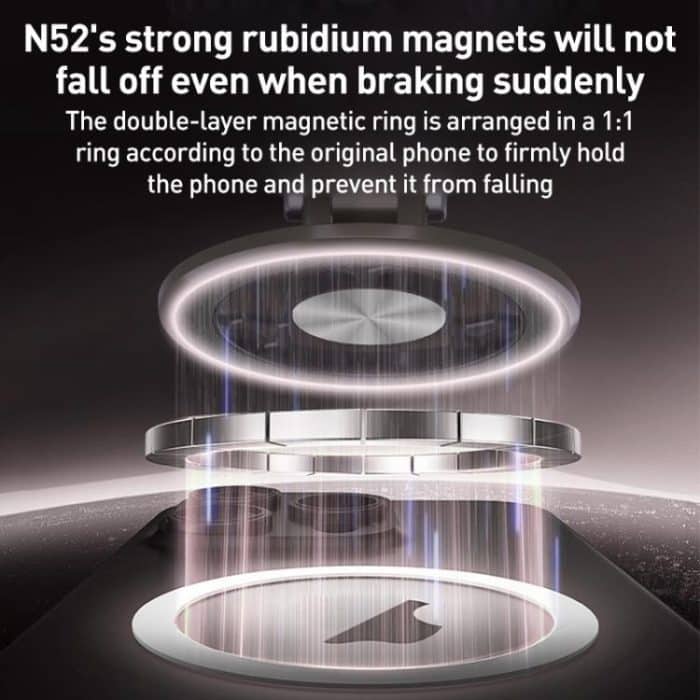 BDK101 Vacuum Adsorption Magnetic Folding Car Phone Holder, BDK101 – Bild 6