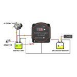 IP68 12V 140A Car Smart Dual Battery Isolation Controller with Digital Display Voltmeter, 3m Set, 5m Set, 7m Set, 8m Set – Bild 6