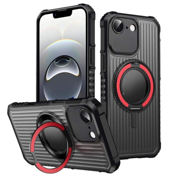 EDA008149601A.jpg Skin Sense Rotation Stand Semi-transparent Magsafe Phone Case, For iPhone 16e, For iPhone 16 Pro Max, For iPhone 16 Pro – Bild 1