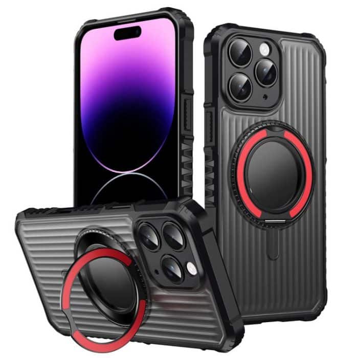 EDA008149613A.jpg Skin Sense Rotation Stand Semi-transparent Magsafe Phone Case, For iPhone 14 Pro Max, For iPhone 13 Pro Max, For iPhone 13 Pro – Bild 1