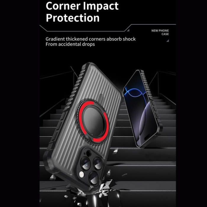 Skin Sense Rotation Stand Semi-transparent Magsafe Phone Case, For iPhone 15 Pro, For iPhone 15 Plus, For iPhone 15 – Bild 5