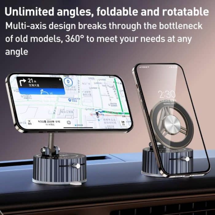 BDK102 Vacuum Adsorption Magnetic Folding Car Phone Holder, BDK102 – Bild 5