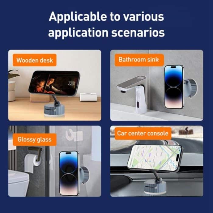 BDK103 Vacuum Adsorption Magnetic Folding Car Phone Holder, BDK103 – Bild 9