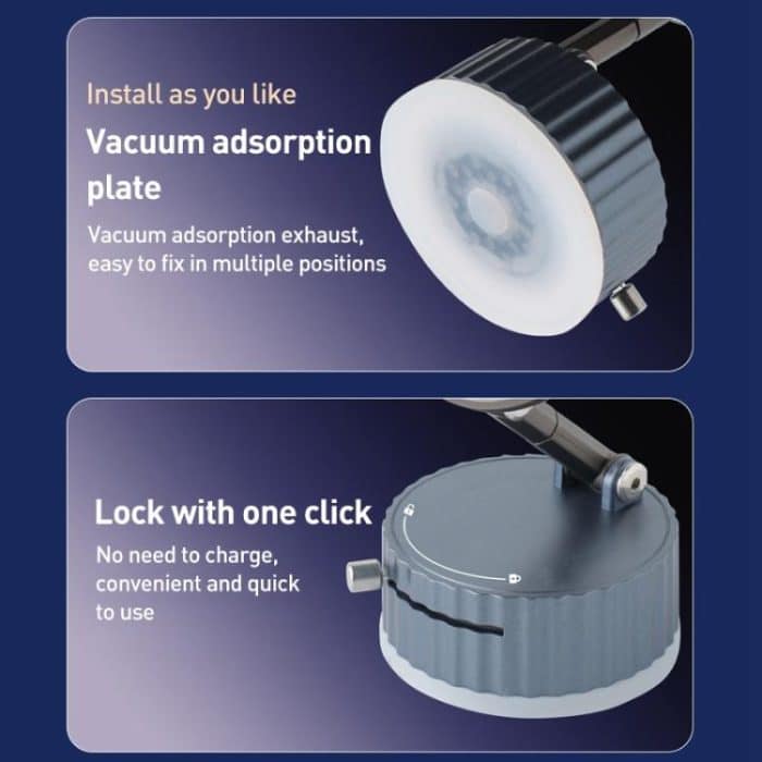 BDK104 Vacuum Adsorption Magnetic Folding Car Phone Holder, BDK104 – Bild 4