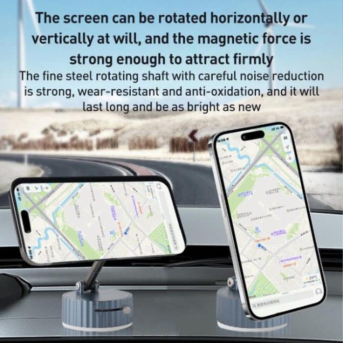 BDK104 Vacuum Adsorption Magnetic Folding Car Phone Holder, BDK104 – Bild 6