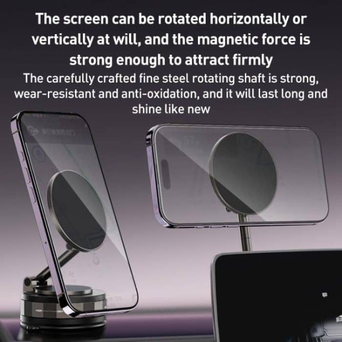 CCT30-2F Rotating Vacuum Adsorption Magnetic Car Phone Holder, CCT30-2F – Bild 6