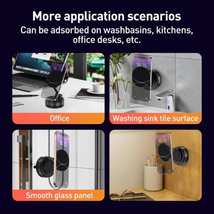 CCT30-2F Rotating Vacuum Adsorption Magnetic Car Phone Holder, CCT30-2F – Bild 10