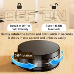 CCT31 Vacuum Adsorption Magnetic Car Phone Holder, CCT31 (White), CCT31 (Black) – Bild 6