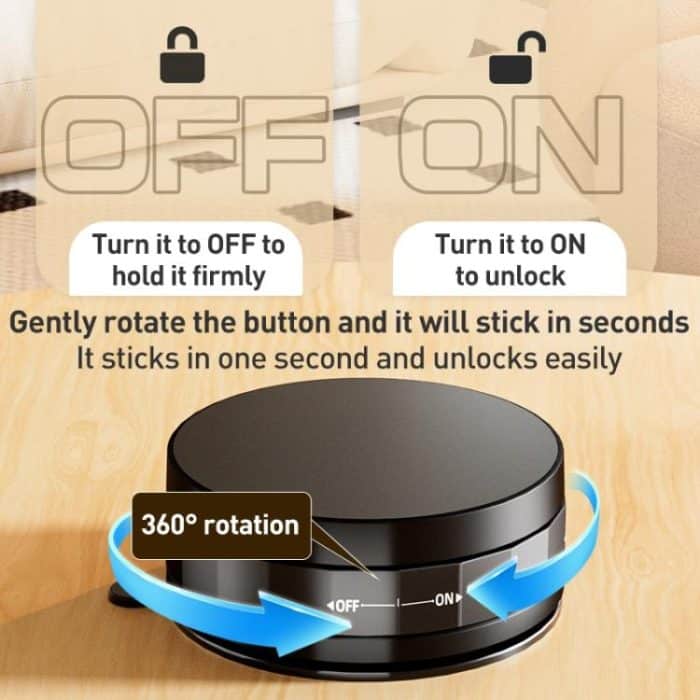 CCT31 Vacuum Adsorption Magnetic Car Phone Holder, CCT31 (White), CCT31 (Black) – Bild 6