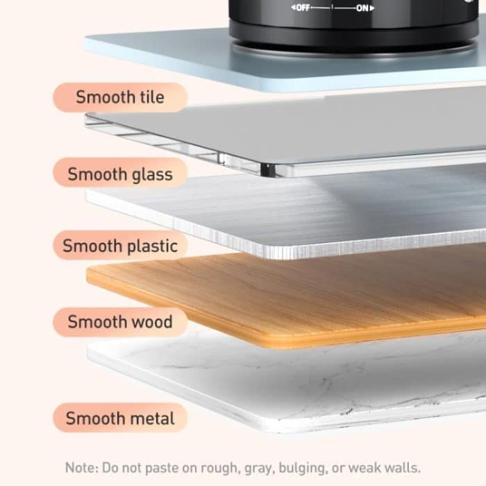 CCT31 Vacuum Adsorption Magnetic Car Phone Holder, CCT31 (White), CCT31 (Black) – Bild 8