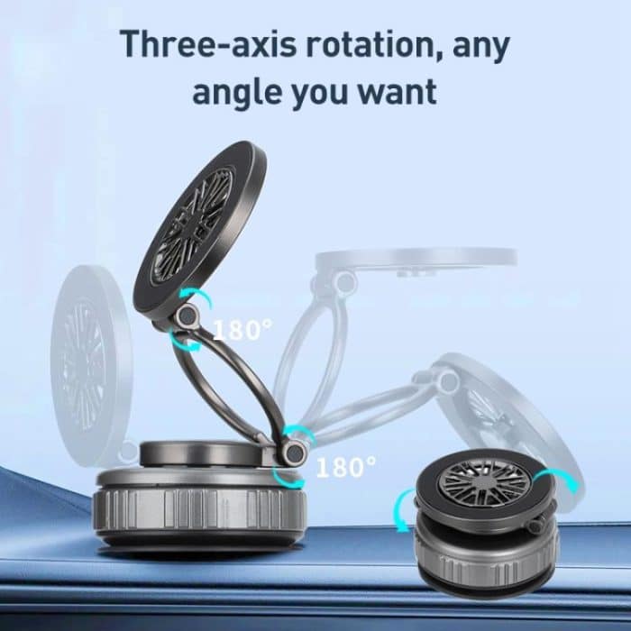 G511 Three-axis Folding Vacuum Adsorption Magnetic Car Phone Holder, G511 – Bild 4