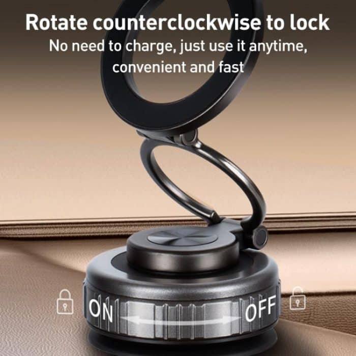 G512 Three-axis Folding Vacuum Adsorption Magnetic Car Phone Holder, G512 – Bild 7
