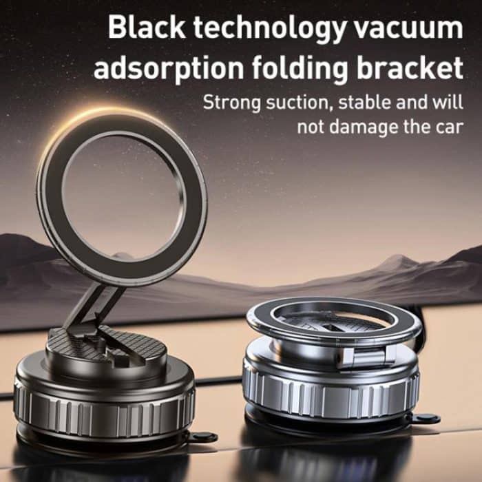 G712 Three-axis Folding Vacuum Adsorption Magnetic Car Phone Holder, G712 – Bild 2