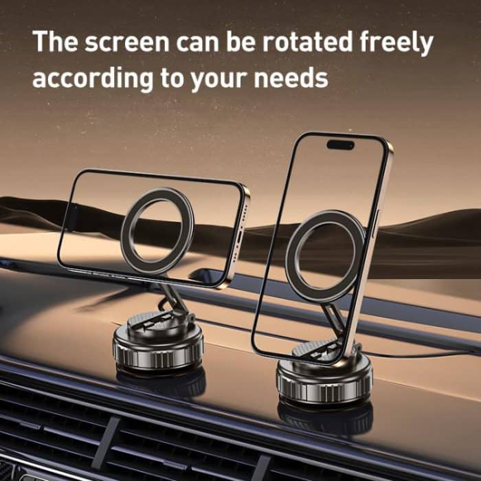 G712 Three-axis Folding Vacuum Adsorption Magnetic Car Phone Holder, G712 – Bild 7