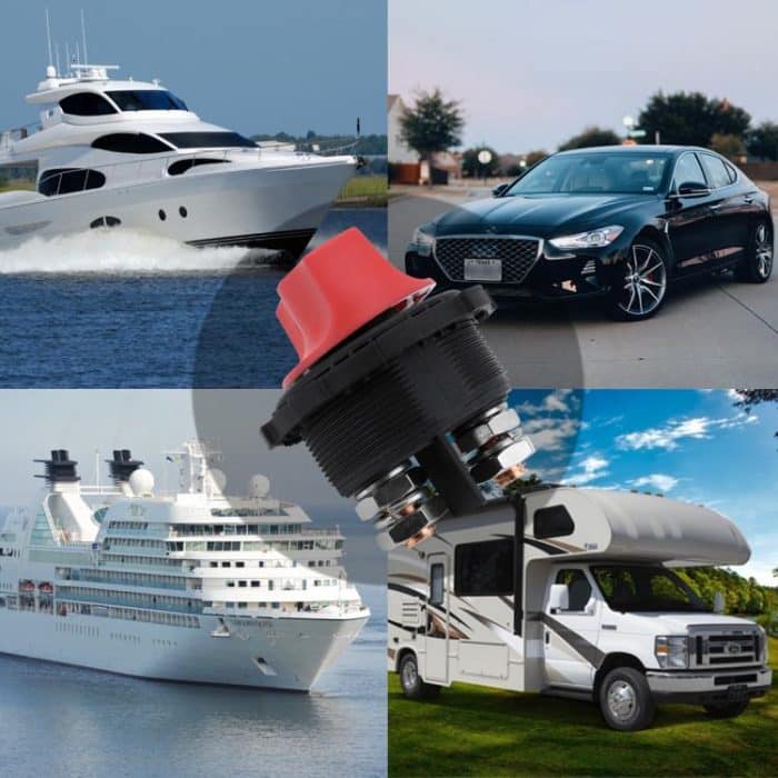 12-24V 300A Heavy-Duty DC Battery Disconnect Switch, Old with OUT Handle Removable, New with OUT Handle Removable, Old with OUT Handle Non-removable, New with OUT Handle Non-removable – Bild 3