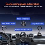 J33 Vacuum Adsorption Magnetic Car Phone Holder, J33 (Black), J33 (White) – Bild 9