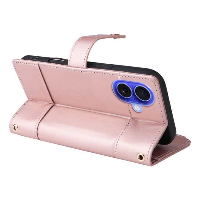 Crossbody Strap RFID Blocking Zipper Wallet Leather Phone Case, For iPhone 16, For iPhone 15 Pro Max, For iPhone 15 Pro, For iPhone 15 Plus – Bild 4