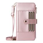 Crossbody Strap RFID Blocking Zipper Wallet Leather Phone Case, For iPhone 14 Pro Max, For iPhone 13 Pro Max, For iPhone 13 Pro, For iPhone 12 / 12 Pro – Bild 2
