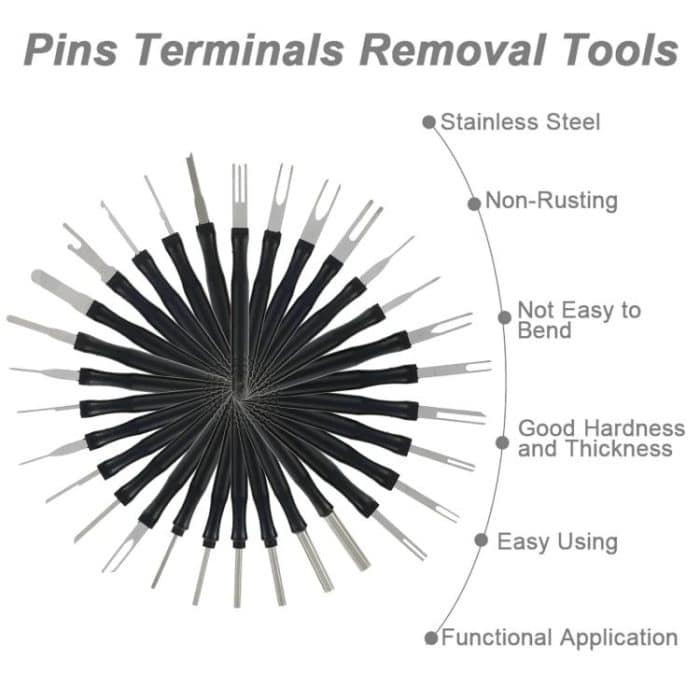 30pcs / Set Car Wire Harness Terminal Pin Removal Tool, 30pcs / Set – Bild 4